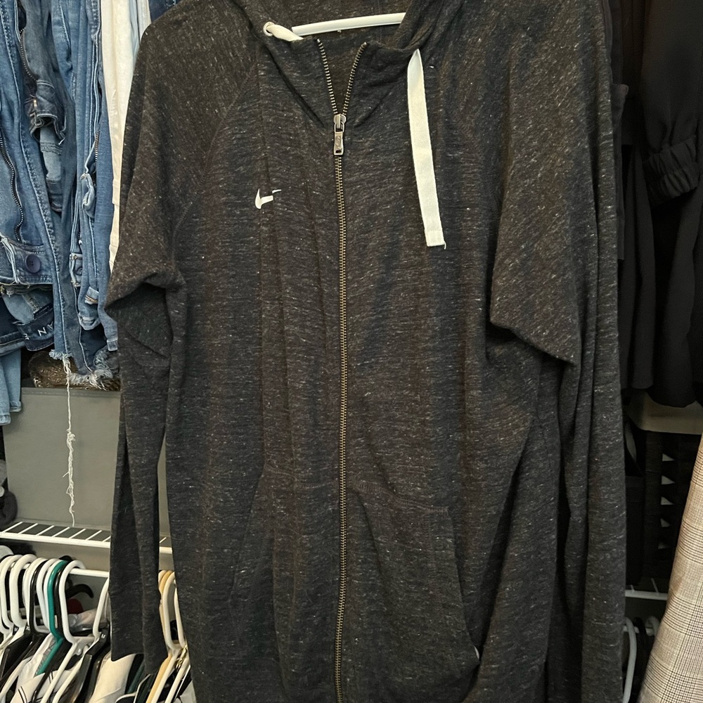 Nike Black Zip-Up Hoodie Jacket